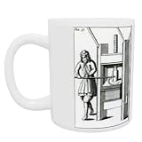 Pressing books (engraving) by English School - Mug - Standard Size
