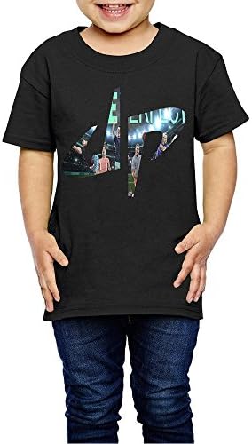 CHUNDEP Baby Toddler Dude Perfect Logo Boys/Girls T-shirt Age 2-6 Black 3 Toddler