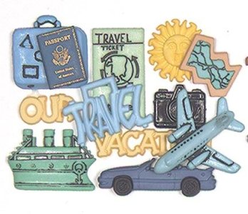 MM VACATION MEMORIES BUTTONS