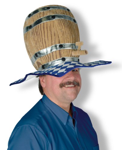 Plush Oktoberfest Keg Barrel Hat