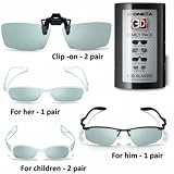 LG AG-F216 Cinema 3D Glasses Family Pack for 2011 LG 3D LED HDTVs (6 Pairs of Glasses)