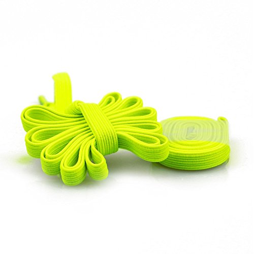iSUN Elastic No Tie Shoelaces for Kids Shoes,Running, Athletic, Mens, Womens - Flat Shoe Laces for Sneakers Athletes Board Shoes and Casual Shoes