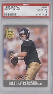 Brett Favre PSA GRADED 10 Atlanta Falcons (Football Card) 1991 Fleer Ultra #283