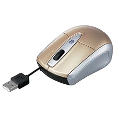 バッファローコクヨサプライ BUFFALO 光学式有線マウス USB接続 横スクロール ケーブル巻取り ゴールド BSMOU02YMGD