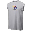Nike Kansas Jayhawks Ash Team Logo Sleeveless T-shirt