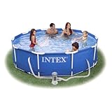 Metal Frame Pool with filter pump - 10 foot diameter x 30 inches height