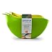 Preserve Nested Mixing Bowls, Green/Green/Yellow, Set of 3