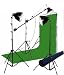 Chromakey Green Muslin Backdrop with Stand & 750watt Continuous Light Kit