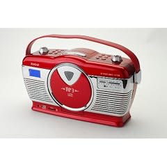 Retro CD Radio RR1000 rot