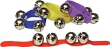Rhythm Band Colored Velcro Wrist and Ankle Bells 12 Pack