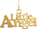 14K Yellow Gold Children's Little Angel Pendant