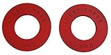 Olympic Fractional Plates 3/4 Lb Red Sold as Pair.