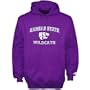 adidas Kansas State Wildcats Purple Stacked Hoody Sweatshirt