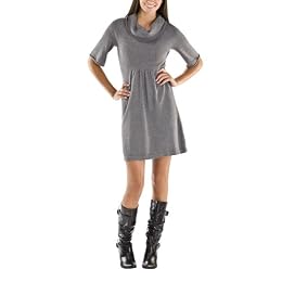 Mossimo Supply Co. Solid Cowl Sweater Dress - Gray