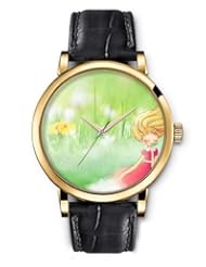 SPRAWL Aanalog Fashion Series Gold Ladies Watches of Genuine Black Leather Strap,Unique Wrist Watch for Women Girls Designed with Girl in field