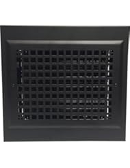 Home Improvement: Vintage Black Decorative Gravity Baseboard 13" x 12" (Duct opening 10" x 8") - Wholesale Register