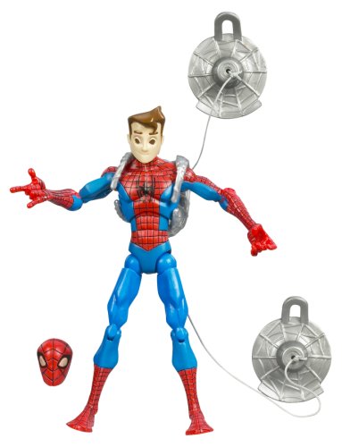 Childrens Toyshop  Toys : Spiderman Animated Action Figure - Peter Parker