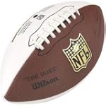 (3 White Panels, 1 Leather Panel) Nfl Autograph Ball By Wilson - F1192