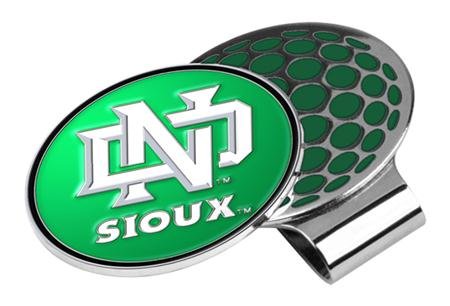 North Dakota Fighting Sioux Und Ncaa Hat Golf Clip With Ball Marker