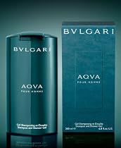 Bvlgari Aqva Pour Homme 6.8 oz Shampoo & Shower Gel