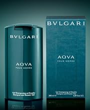 Bvlgari AQVA pour Homme Shampoo and Shower Gel, 6.8 oz