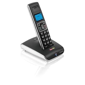 BT Synergy 5100 DECT Single Cordless Phone - Black / Silver