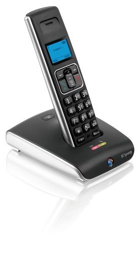 BT Synergy 5100 DECT Single Cordless Phone - Black / Silver