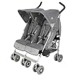 Maclaren Twin Triumph Stroller, Charcoal