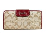 (コーチ)COACH 二つ折り長財布 [アシュレー シグネチャー サテン スリム エンベロープ] F46161 SKHG8 並行輸入品 COACH 二つ折り財布