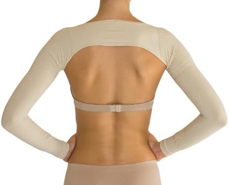 Solidea Advanced Micro Massage Bilateral Compression Arm Sleeve (Small, CH - Champagne)