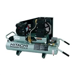 Hitachi EC189 1.5 HP 8 Gal Wheelbarrow Compressor with Dual Control