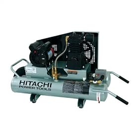 Hitachi EC189 1.5 HP 8 Gal Wheelbarrow Compressor with Dual Control