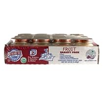 Earth's Best Organic 2nd Fruit Variety Pack, 4-Ounce Jars (Pack of 12)