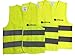 Active Kyds 3-Pack High Visibility Kids Safety Vest for Construction Costume, Biking