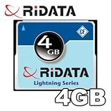 Ridata 4GB 233X Lightning Series Compact Flash (CF) Card - Retail Package