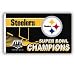Pittsburgh Steelers -- Super Bowl 43 Champions - 3' x 5' Flag