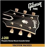 Gibson J200 Deluxe Phosphor Bronze Regular Acoustic Guitar Strings