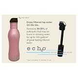 EcoUsable Ech2o 25 oz Stainless Steel Filtered Bottle - Lavender
