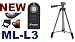 ML-L3 Wireless Remote Control for Nikon D90 D60 D40 D80  More + 50 Professional Aluminum Tripod