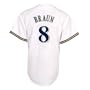 MLB Ryan Braun Milwaukee Brewers Replica Home Jersey