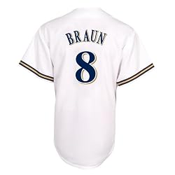 Ryan Braun Milwaukee Brewers Replica Home Jersey