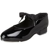 Capezio Women's N625 Jr. Tyette Tap Shoe,Black Patent,9 N US