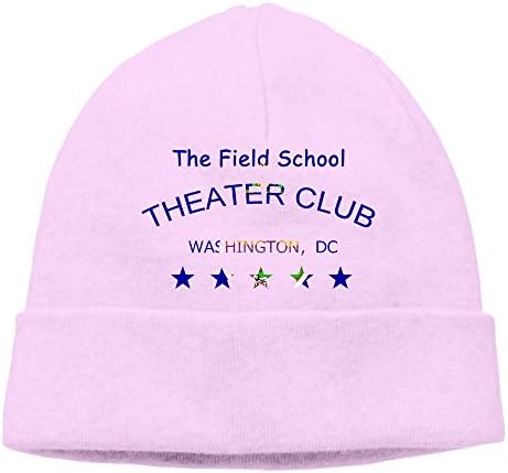 NOAACYKR The Field School Theater Club With Flag Of Kansas Beanies Cap Pink