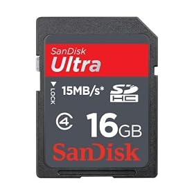 SanDisk - Carte M�moire SDHC - Ultra - 15Mo/s - Classe 4 - 16 Go