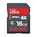 SanDisk - Carte M�moire SDHC - Ultra - 15Mo/s - Classe 4 - 16 Go