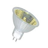 50 Watt Colored MR-16 EXT Yellow, Spot, Covergaurd, Halogen Light Bulb