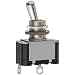 Eaton 7501K13 General Purpose Toggle Switch, AC Rated, Solder Termination, On-None-Off Action, SPST Contacts