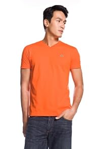 Short Sleeve Pima Jersey V-neck T-shirt