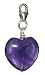 Jane Davis CHM 014 Amethyst Heart Charm