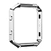 For Fitbit Blaze, EZTeck? Stainless Steel Replace Metal Frame For Fitbit Blaze Smart Watch, Silver